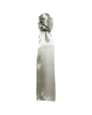 Premier Scarf - Ladies/Womens Plain Business Scarf (Silver)