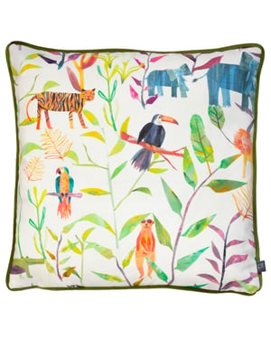 Prestigious Textiles Hide And Seek Animal Piped Cushion Cover