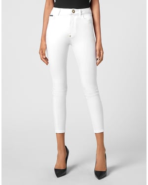 Jeans Skinny Fit Dödskalle