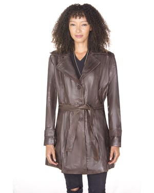 Trench Coat 3/4 längd för dam - Ranchi