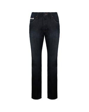 Vans Off The Wall V66 Slim Low Rise Straight Leg Dark Denim Mens Jeans VK4F8F4