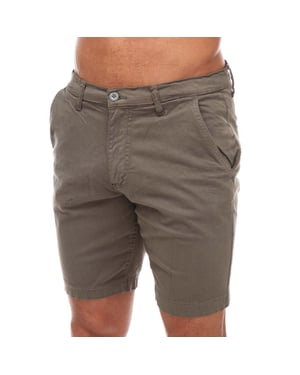 Men's Duck and Cover Moreshore Chino Shorts in olive