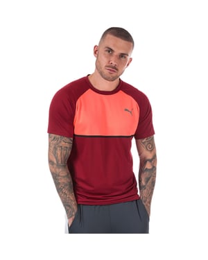 Men's Puma Power BND T-Shirt in Red