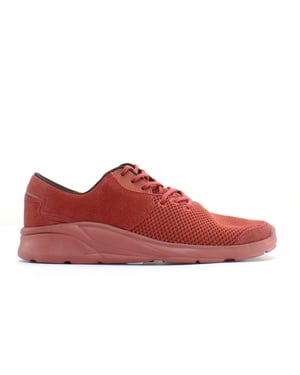 Supra Noiz Cayenne Red Textile Mens Lace Up Trainers 08131 658
