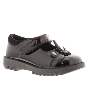 Buckle My Shoe Girls Shoes School Infants Unicorn black