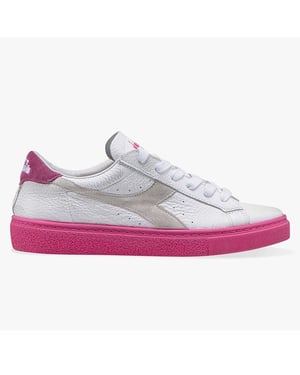 Diadora Montecarlo H Kleurblok Ita Dames Wit Trainers