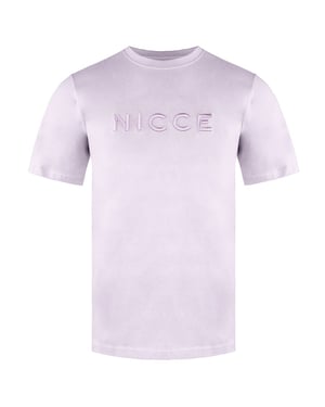 Nicce Korte Mouw Licht Roze Heren Katoen Mercurius T-Shirt 0034 K002 0743