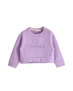 Superga Childrens/Kids Logo Sweatshirt (Dark Wisteria Pink)