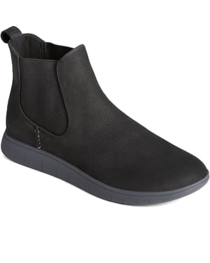Sperry Coastal Plushwave Female Ladies Ankle Boots BLACK