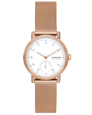Skagen Kuppel Lille Dames Horloge Rosékleurig SKW3099