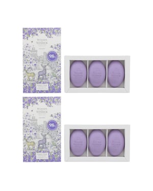 Woods Of Windsor Lavender Luxury Soap 3 x 60g x 2