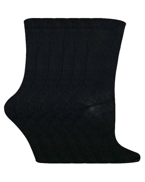 6 Paar Kids Jongens Meisjes Middenkuit Effen Kleur Casual Katoenen Kousen