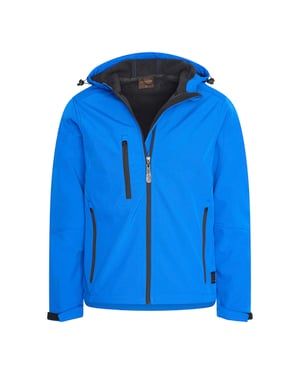 Cappuccino Italia Outdoor Jacka Softshell Hood Jacka Royal Blue