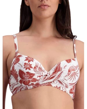 Vintage Bloom Wrap Bikini Top