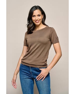 Regan Top Taupe