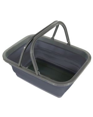Regatta 8L Folding Wash Basin (Ebony Grey)