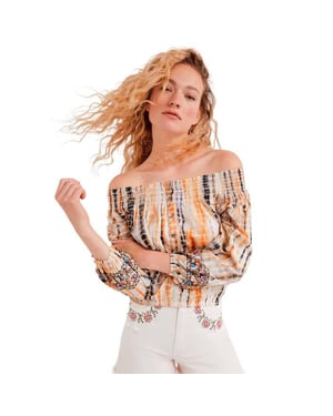 Desigual Dames T-shirt Oranje