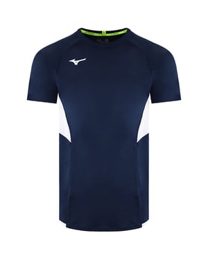 Mizuno Team Authentic T-shirt i marinblå för herrar
