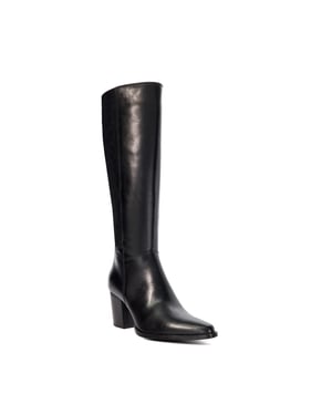 Dune Ladies Silahs - Leather Western Knee High Boots