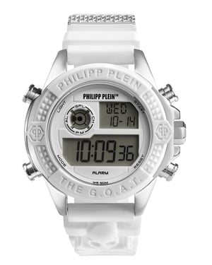 Philipp Plein The G.o.a.t. Unisex Vit Klocka PWFAA0121