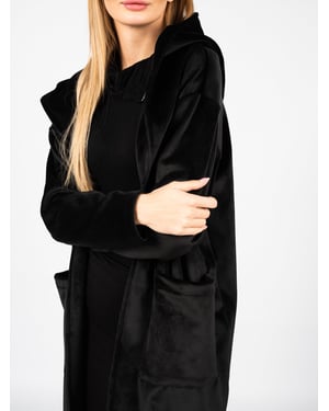 La Haine Inside Us Coat LW619 Dam Svart