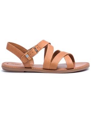 Toms Sicily Bruin Dames Sandalen