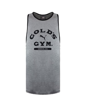 Puma x Golds Gym Mens Grey Vest