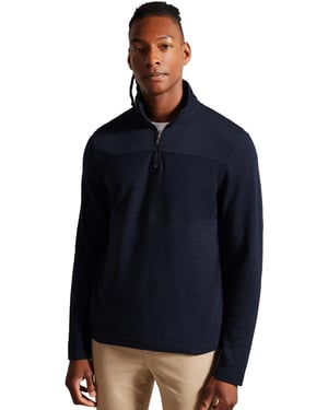 Ted Baker | Heren Pullover met lange mouwen en halve rits - Gazine