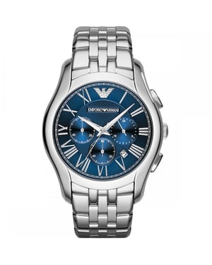 Emporio Armani AR1787 Blauw Chronograaf Wijzerplaat Herenhorloge