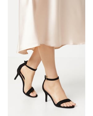Tasha Low Stiletto Barely There Heeled Sandals
