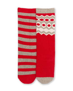 Kite Clothing Fair Isle Cosy Socks Red