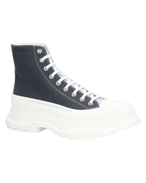 Alexander McQueen Tread Slick Stövlar 'Navy Grey Blue'