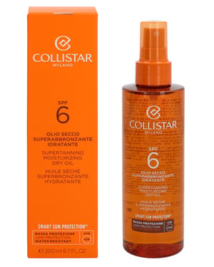 Collistar Supertanning Moisturizing Dry Oil SPF6 200ml.