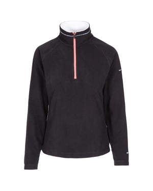 Trespass Skylar Fleece Top för damer/kvinnor (svart/vit)