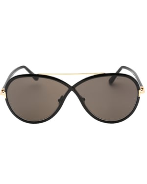 Tom Ford Rickie FT1007 01A zwarte zonnebril