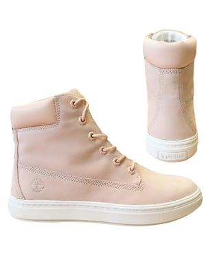 Timberland Londyn Chukka Lace Up Trainers Pink Leather Womens Boots A1PBD X31A