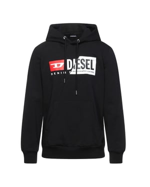 Diesel S-Girk-Hood-Cuty Black Hoodie