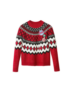 Desigual Dames Rode Breiwerk