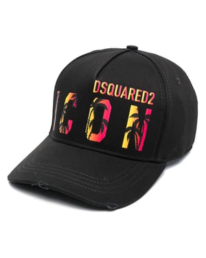Dsquared2 Icon Tropical Baseball Cap Black