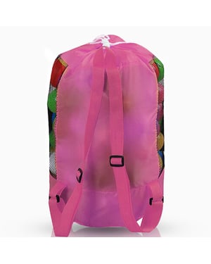 Doodle Storage Toy Play Mat Drawstring Organizer Foldable Large Kids Bag - Pink
