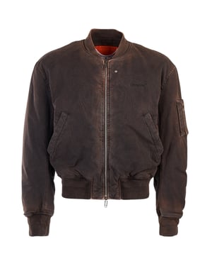 Off-White Diag Tab Vintage Black Bomber Jacket
