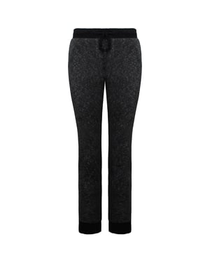 Vans Off The Wall Svart Stretch Midja Dam Träningsbyxor VN0005DOBLK