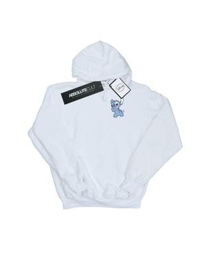Disney Heren Lilo And Stitch Achterzijde Borst Print Hoodie (Wit)