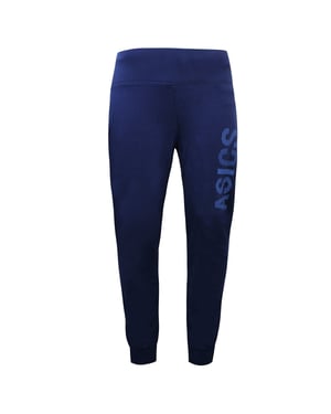 Asics Logo Dames Navy Track Broek
