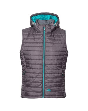Trespass Dam/Ladies Aretha Casual Gilet (Carbon)