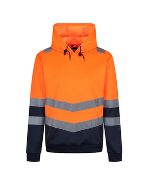 Regatta Mens Overhead High-Vis Hoodie (Orange)