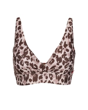 Regatta Dames/Dames Paloma Luipaardprint Bikinitop (Bruin/Beige)