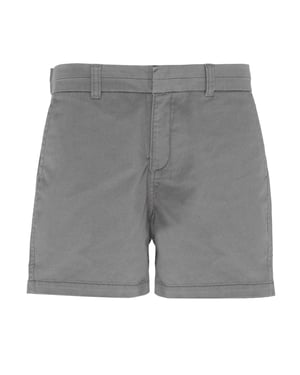 Asquith & Fox Womens/Ladies Classic Fit Shorts (Slate)