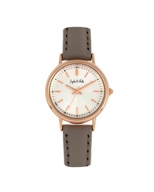 Sophie & Freda Berlin horloge met leren band