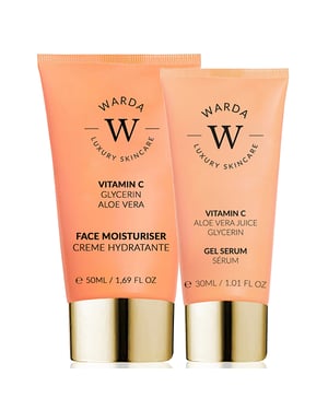 Skin Glow Boost Vitamin C Moisturiser 50m + Skin Glow Boost Vitamin C Gel Serum 30ml
